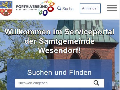 Unser Serviceportal Ist Online